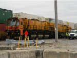 Intermodal Train Passing By 